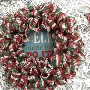 Handmade Christmas wreath